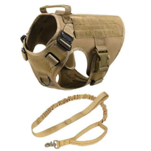 Fast Shipping Military Dog Tactical Harness and Leash Set